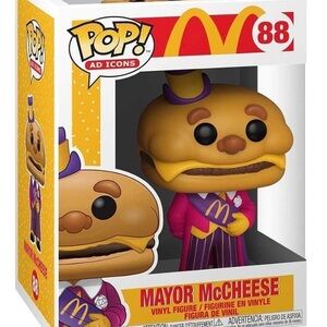 Funko Pop Ad Icons Mayor McCheese Figure - Purple and Yellow